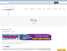 Tablet Screenshot of openkarotz.org